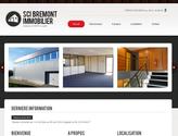 Réalisation du template du site web www.bureaux-bordeaux-merignac.fr pour la SCI Brémont Immobilier, en collaboration avec un développeur