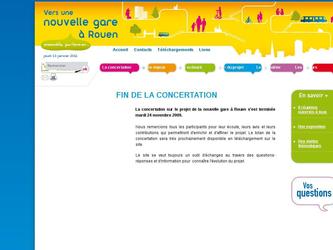 Design du site internet, pour la Rgion Haute-Normandie