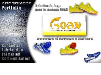 Création du nouveau logo de la marque de sport GOAN (accessoires et chaussures dans le domaine de l'athlétisme)