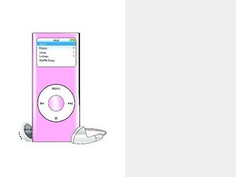 Dessin vectoriel ralis sur Illustrator de l Ipod Nano