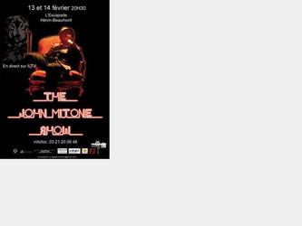 Affiche + tee-shirt + casquette + d�cors de sc�ne : toile r�tro �clair�e 5m x 1m50compagnie de th��tre 