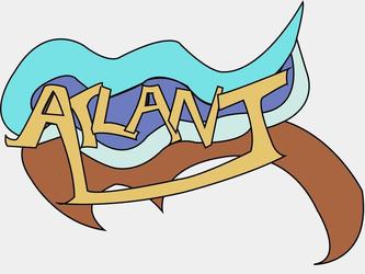 Il s'agit du logo que j'ai utilisé pour illustrer ma recherche de design de site : ATLANT , réalisé sous Illustator