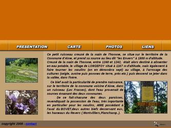 site internet sur le bief bovet-description de la randonne