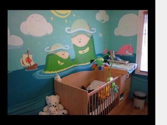 fresque murale pour la chambre de mon fils