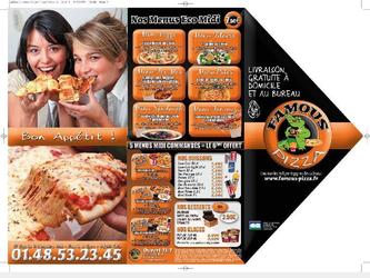 Plaquette Famous pizza