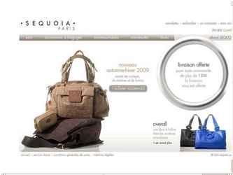 Création de la charte graphique  du site e-commerce de la marque Sequoia