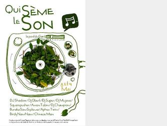 Affiche du festival de musique "Qui sme le son"