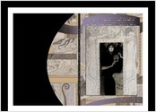 Couverture d un livre pour le muse international du carnaval et du masque  Binche en Belgique.Cration de la couverture  partir de la peinture de originale de Klint.