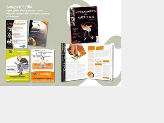 Groupe IDECOM - flyers, magazines, affiches, annonces presse ...