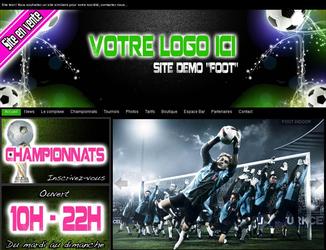 Site cls en mains pour une socit de foot en salle