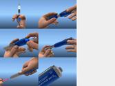 Extrait d une animation de 3 mn expliquant le focntionnement su stylo injecteur