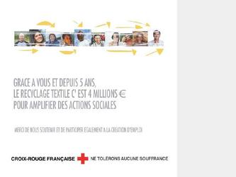 Affiche pour la Croix-Rouge Française