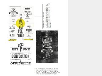 Charte complte et nouvelle identit du festival du film policier de Lige.
