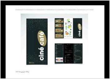 Réalisation de cartes des menus pour l'ensemble des cinémas UGC FRANCE.
Conception, réalisation, préparation pré-presse et suivi d'impression.