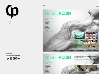 Projet d tudesRefonte du site du muse Rodin de ParisCration du design d une application iPhone