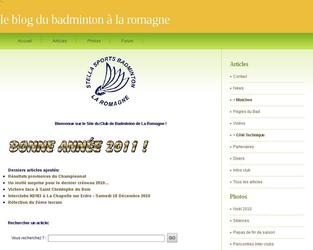 cration du logo d un club de badminton