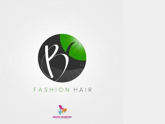 Conception logo pour un salon de coiffure.