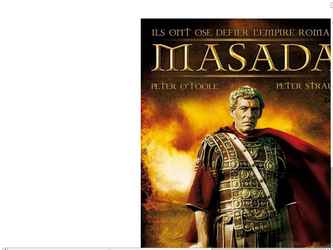 Création du visuel principal pour la sortie DVD de la série "Masada"