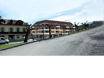 Concenption 3d et illustration pour un permis de construire de logements en Haute Savoie