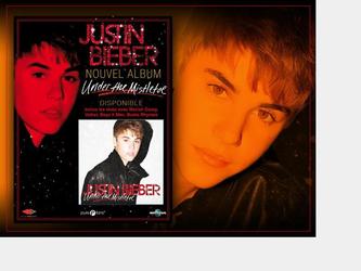 page de pub J. Bieber - Universal Music