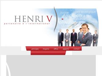 site pour agence de conseil et creation d'identite visuelle