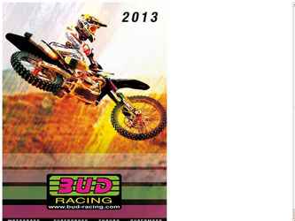 Je crée et met en page le catalogue annuel de la société Bud Racing depuis 10 ans maintenant. 
Catalogue quadri de 220 pages.

