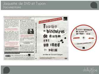 Réalisation de la jaquette et du typon du DVD "Les Histoires de dragons ont un fond de vérité".