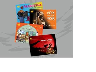 Création des programmes, affiches, flyers pour ce lieu culturel