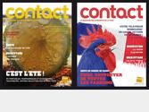 Réalisation de 2 couvertures du magazine mensuel de la FNAC \"Contact\"