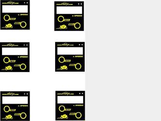 Ralisation de la face avant d un compteur pour appareil qui analyse les performances mcaniques de motos de vitesse.