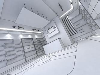 cette image présente la phase du modélisation .
réalisé avec 3DSMAX et Vray
a partir un fichier Autocad et images références .
une fois le client approuve la modélisation je passe aux autres phases .
