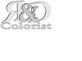 Logo destiné à un salon de coiffure spécialisé dans la coloration, R&D Colorist à La Rochelle (17).