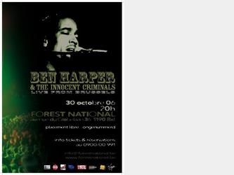 Conception d un projet sur le musicien/chanteur Ben Harper: cration d affiches en bi et quadri-chromie, ralisation d un livret interne, cahier de 4 pages (16 feuilles), cration de badges et stickers, packaging du botier CD,...