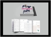 1. Le Défi & l'Objectif
La vie d'un libraire indépendant est rythmée par les commandes, la gestion des stocks, mais surtout par les rencontres humaines (auteurs, clients, représentants) et les événements culturels. L'objectif de ce projet était de créer un outil de travail annuel qui transcende la simple fonction d'agenda pour devenir un véritable carnet de bord professionnel, valorisant l'expertise et la passion du libraire.
2. Le Concept et le Design Graphique
J'ai assuré la Direction Artistique et la conception du Design Graphique de cet agenda, en privilégiant un équilibre entre esthétique raffinée et fonctionnalité optimale.
Format A4 (Grand Confort) : Le choix du format A4 offre l'espace nécessaire au libraire pour une organisation détaillée, permettant de jongler entre la planification d'événements et des notes personnelles sans contraintes d'espace.
Mise en Page Thématique et Structurée : L'organisation interne est conçue spécifiquement pour le métier :
Espaces de Planification : Sections dédiées aux rendez-vous, aux rencontres auteurs et aux précisions de la semaine.
Suivi Littéraire : Pages optimisées pour le Suivi des lectures et le recensement des Coups de c?ur, essentiels pour le conseil client.
Flexibilité : L'architecture thématique est suffisamment souple pour permettre au libraire de personnaliser son usage selon ses priorités (commandes, inventaire, marketing, etc.).
3. La Qualité des Finitions (Mise en avant de l'objet physique)
En tant que responsable de l'envoi en impression et du suivi de production, un soin particulier a été apporté aux matériaux, conférant à l'agenda l'aspect d'un bel objet, digne de l'univers de la librairie :
Couverture Rigide : Une couverture robuste et durable, conçue pour résister à une manipulation quotidienne en boutique.
Signet en Tissu Intégré : Le signet (ruban marque-page) en tissu ajoute une touche de raffinement et d'ergonomie, permettant de retrouver instantanément la page en cours. Ce détail, qui rappelle la tradition des beaux livres reliés, souligne l'attention portée aux utilisateurs qui manipulent constamment l'objet livre.
4. Mon Rôle
Design Graphique (Conception des grilles, choix typographiques et palette de couleurs).
Direction Artistique (Définition du concept visuel global, du ton et de l'expérience utilisateur).
Suivi de Production et Envoi Impression (Sélection des finitions et du papier, validation des épreuves, contrôle qualité final).