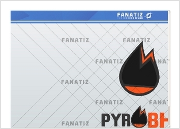 Logo avec une forme de flamme vectorisé pour une joueur de jeu vidéo dans le domaine de l'e-sport ! 