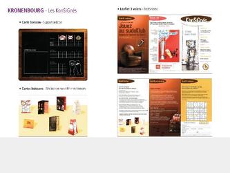 Kronenbourgcarte boisson, 8 formats diffrents, tous valids ! + leaflet 3 volets