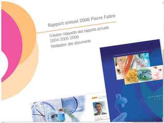 Création et réalisation des rapports d'activité 2004-2005-2006 
72 pages quadri.
