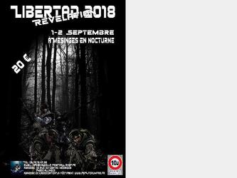 Flyer fait pour un "Big Gammes" de paintball qui se déroule en forêt et de nuit 