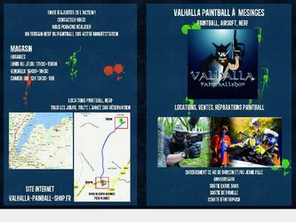 Flyer crée pour Un magasin de Paintball

Ce flyer est un volet recto verso, sorte de petite brochure 