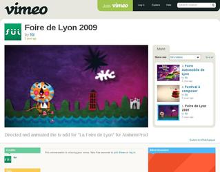 Pub télé pour La foire de lyon

Réalisation et animation

