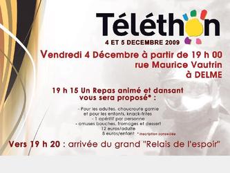 flyers pour le tlthon 2009 et 2010