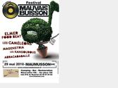 Affiche du festival "ô mauvais buisson" 2010