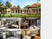 Création de visuels 3D pour la vente de villa de luxe sur l\