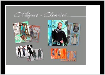 Cration de catalogues prt--porter homme, femme avec photos professionnelles.