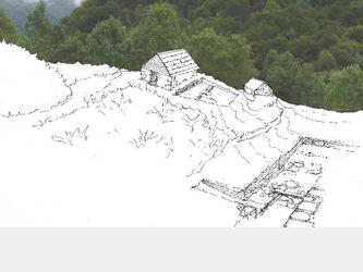illustration du projet de mise en valeur du site archéologique de castel-minier