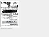 Cration de diffrents flyers pour des cours et soires salsa : en noir et blanc et en couleur. format A6 ou A5.