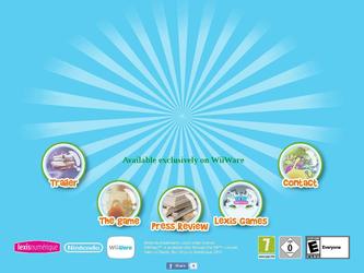 Site du jeu Elastic Boy WiiWare
Design site, interface.
J'ai aussi réalisé les cinématiques 2D, menus du jeu, l'interface Wii & graphisme additionnel.
Utilisation Photoshop, 3DS Max, Illustrator, Flash et outils Nintendo.