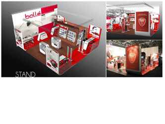 Réalisation des vues 3D du stand de Bollé pour le compte de la société Mission.
Salon ISPO / 2010