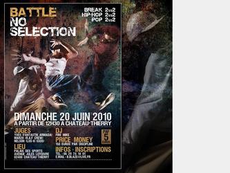 Affiche Battle No Selection 2010Rencontre de danse