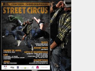 Affiche Street Circus 2011Concours chorgraphique